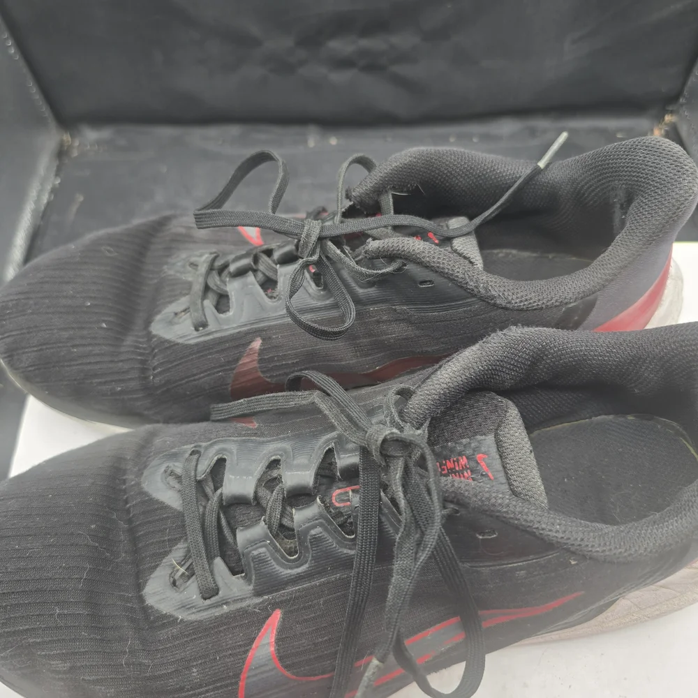 Nike Black and Red Athletic Shoes‎